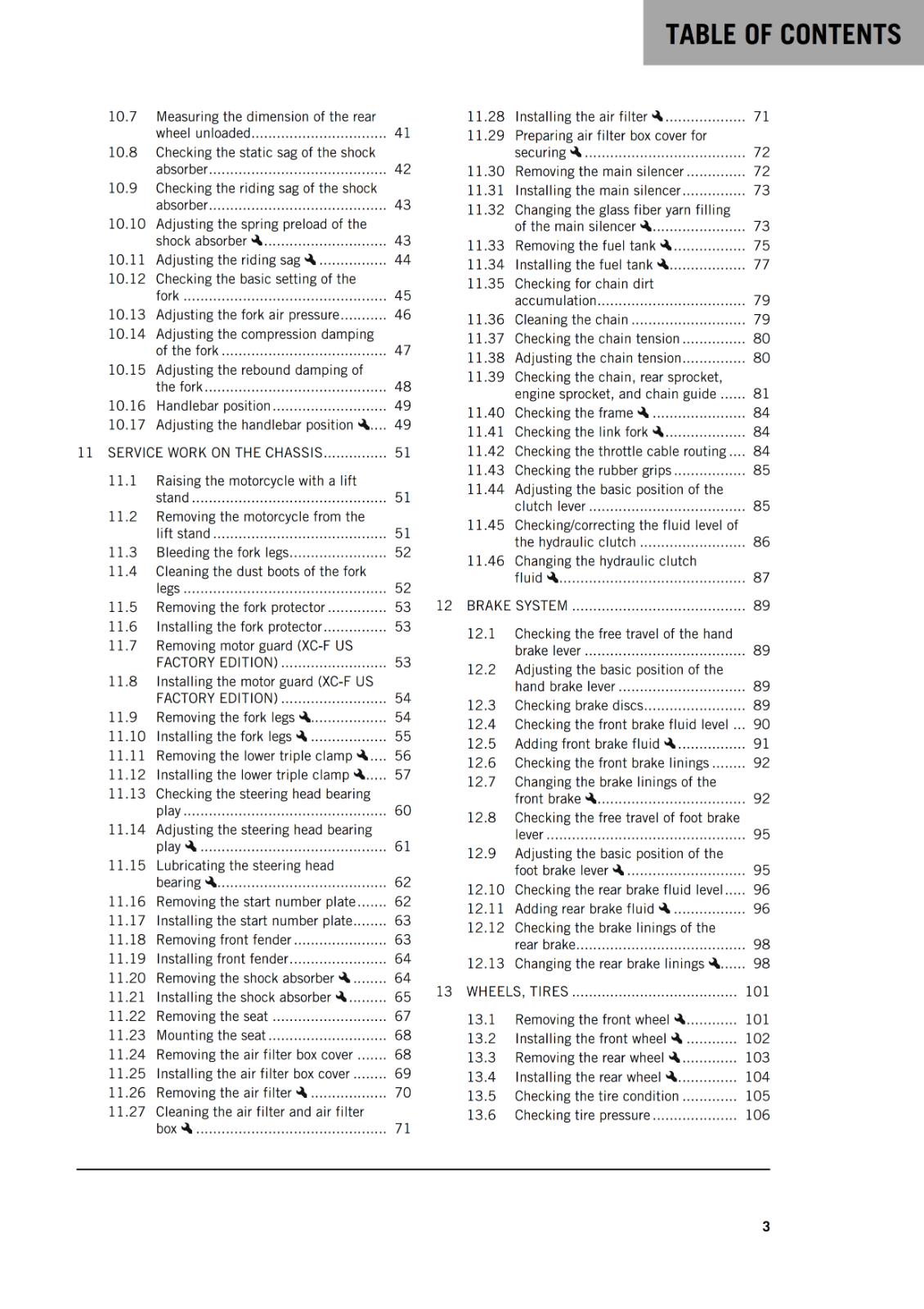 KTM 2022 - 350 SX-F XC-F FACTORY EDITION - OWNERS MANUAL