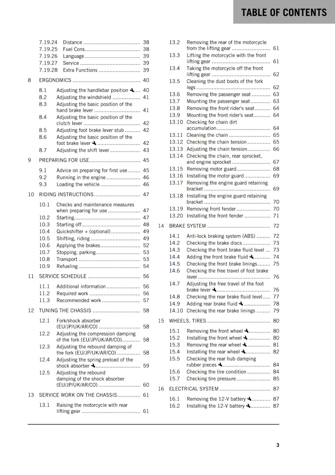 KTM 2022 - 390 ADVENTURE EU EDITION - OWNERS MANUAL USER GUIDE