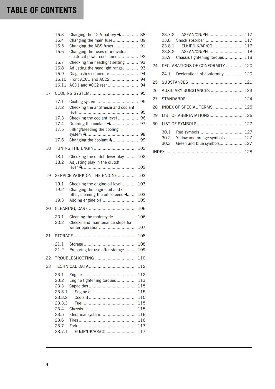 KTM 2022 - 390 ADVENTURE EU EDITION - OWNERS MANUAL USER GUIDE