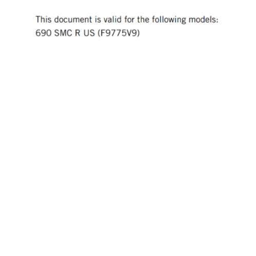 KTM 2022 - 690 SMC R US EDITION - OWNERS MANUAL USER GUIDE