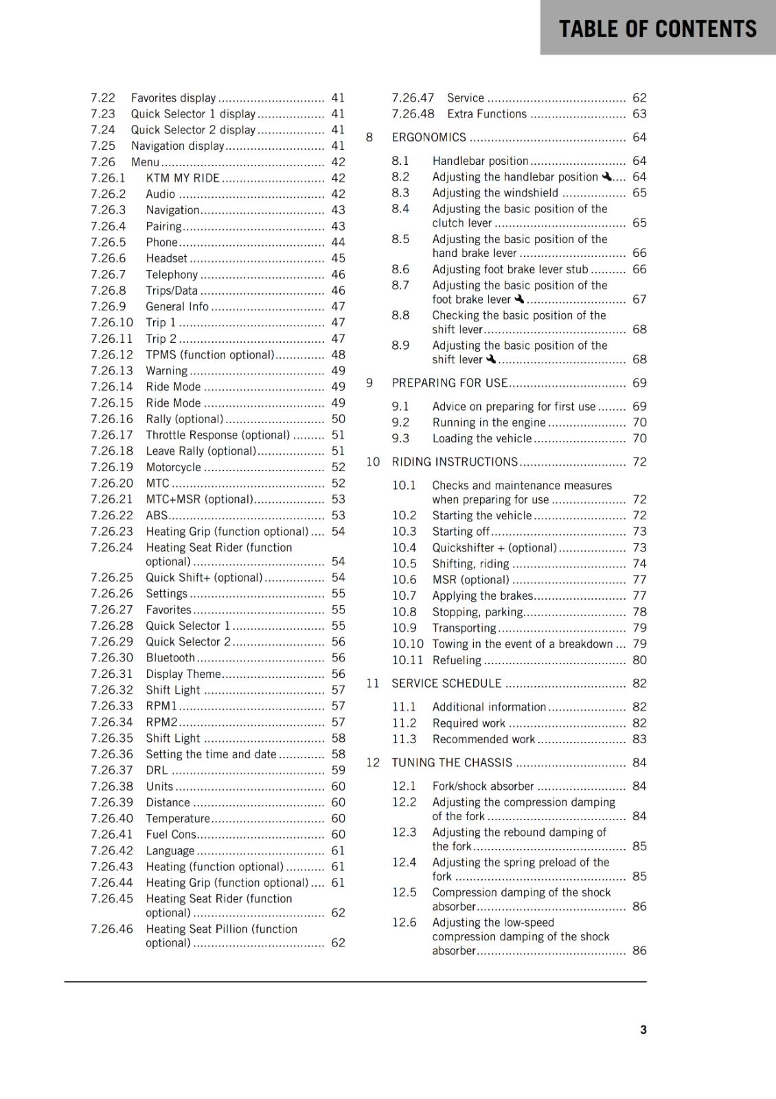 KTM 2022 - 890 ADVENTURE R US EDITION - OWNERS MANUAL USER GUIDE