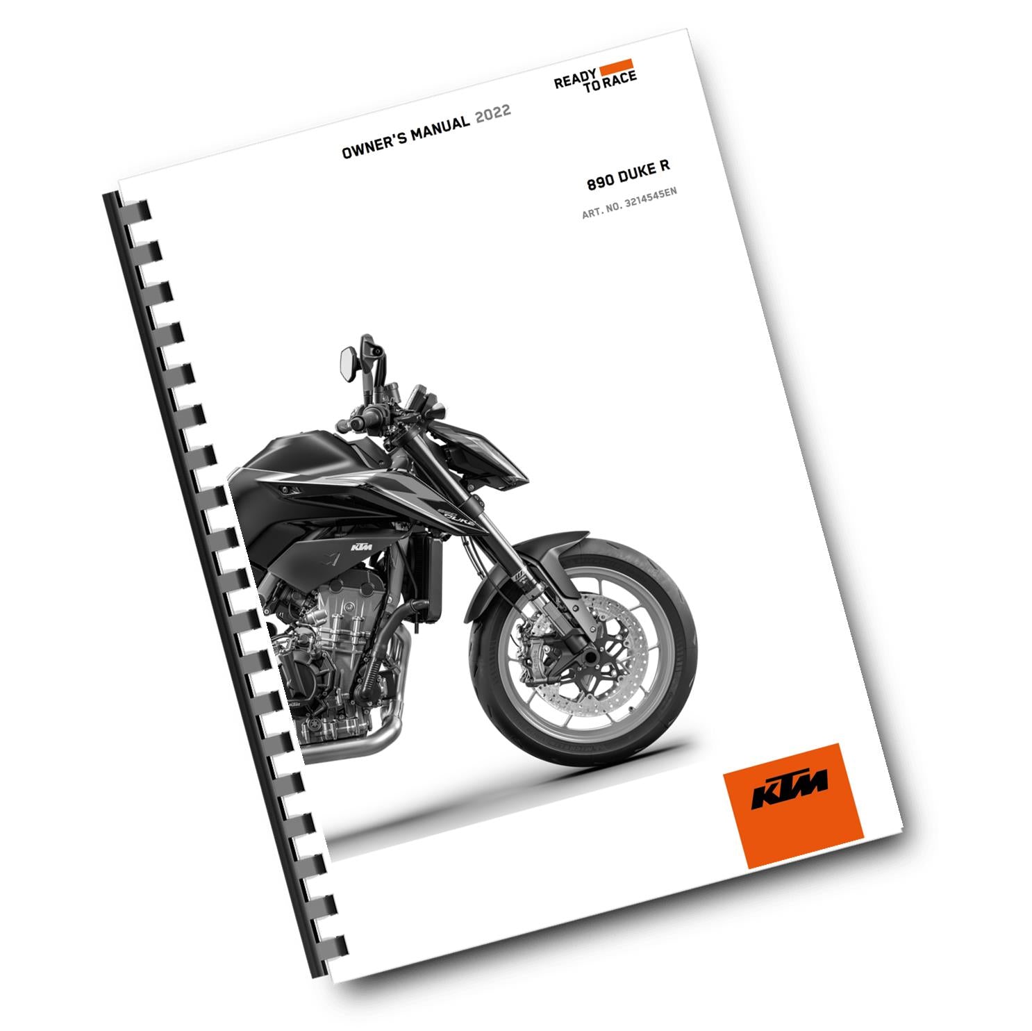 KTM 2022 - 890 DUKE R US EDITION - OWNERS MANUAL USER GUIDE