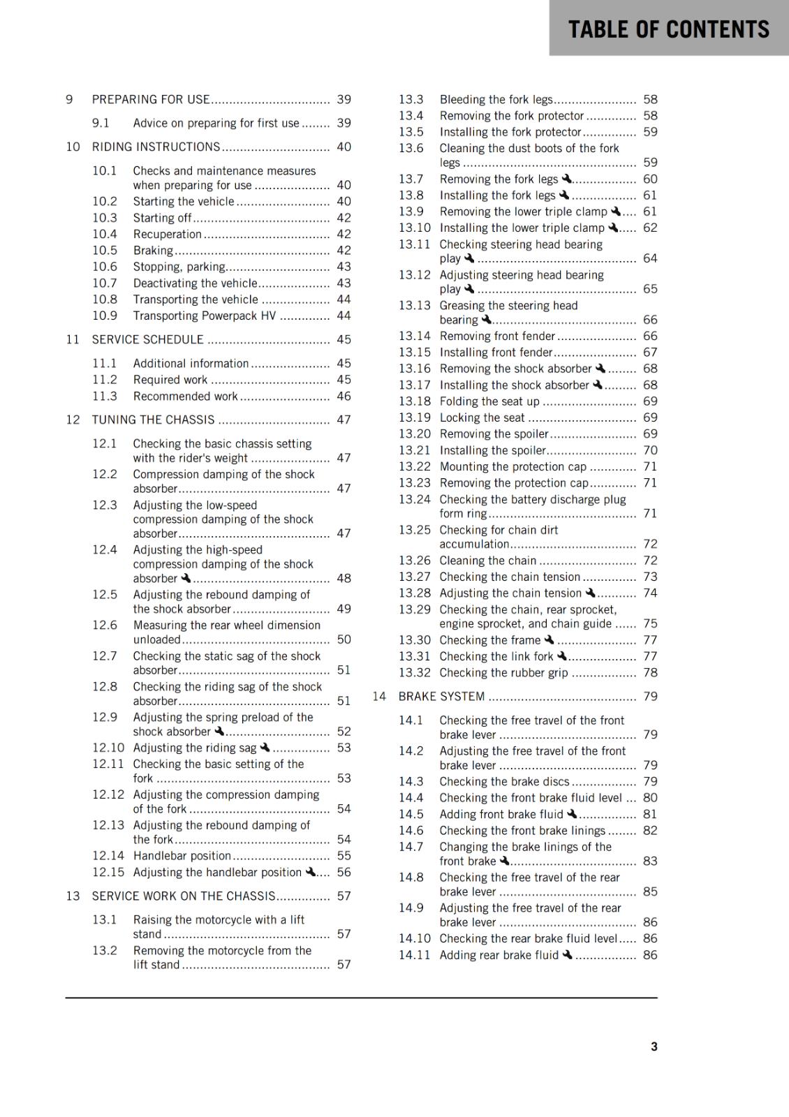KTM 2022 - FREERIDE E-XC - OWNERS MANUAL USER GUIDE