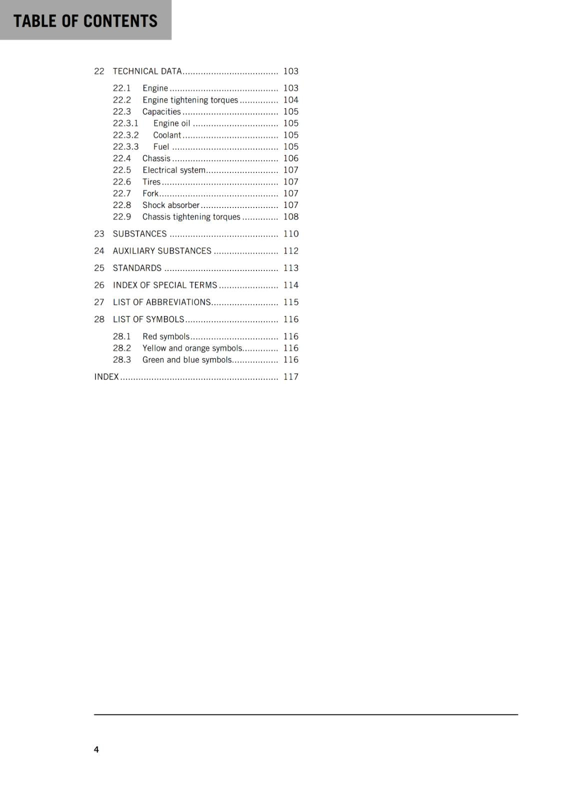 KTM 2022 - RC 200 - OWNERS MANUAL USER GUIDE