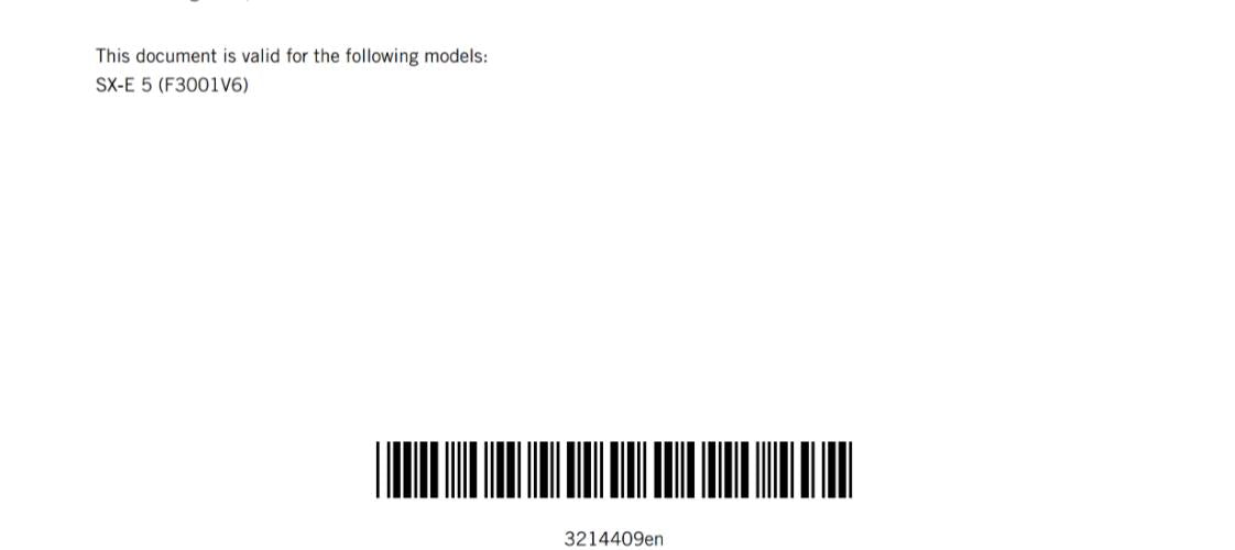 KTM 2022 - SX-E 5 - OWNERS MANUAL USER GUIDE