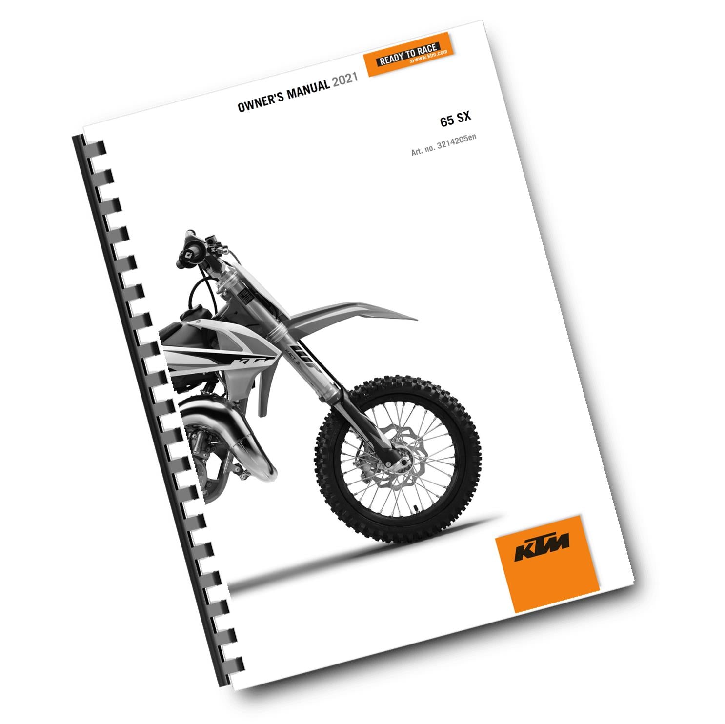 KTM 2021 - 65 SX - OWNERS MANUAL USER GUIDE