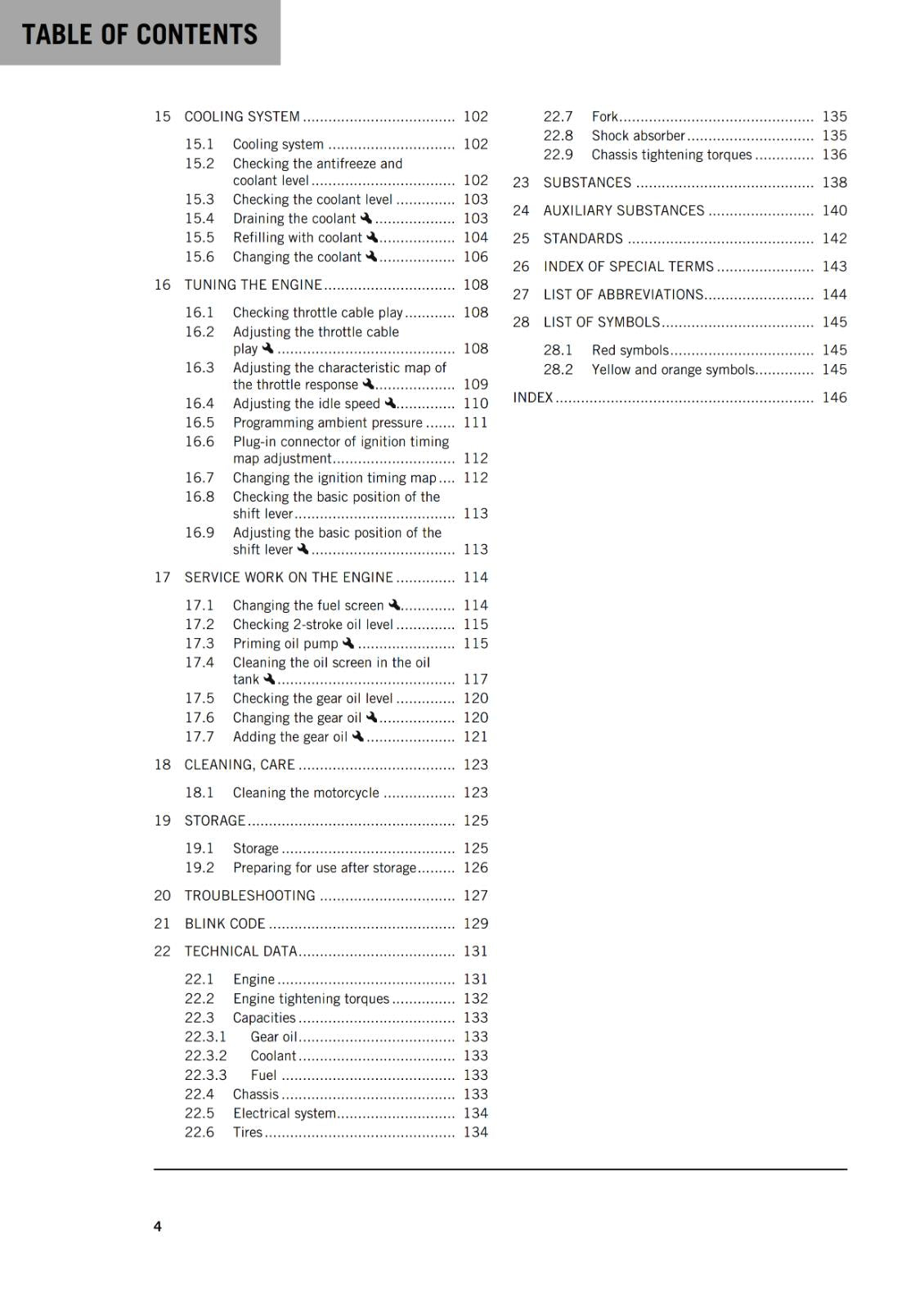 KTM 2021 - 250 300 XC TPI  - OWNERS MANUAL USER GUIDE