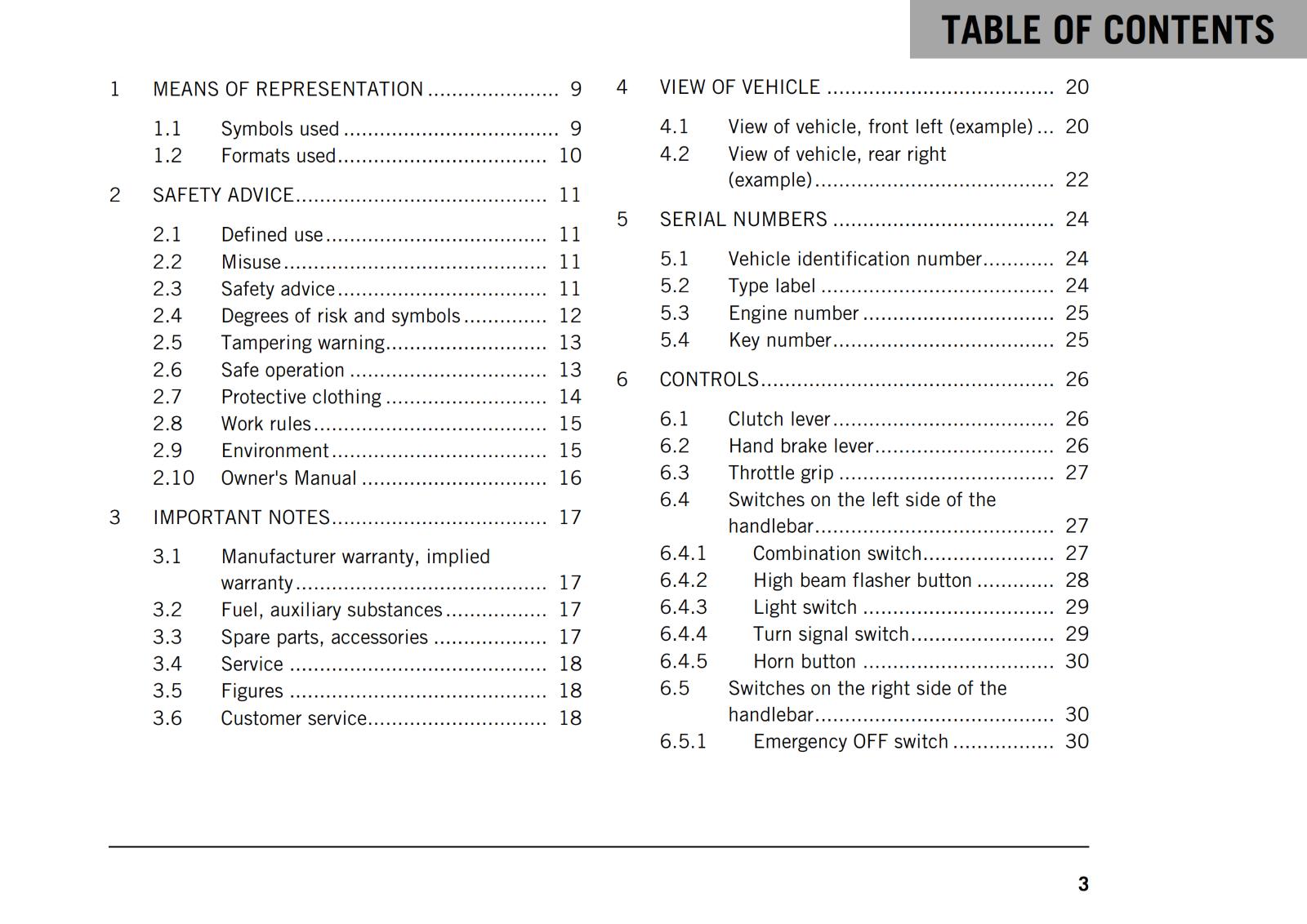 KTM 2021 - 250 ADVENTURE  - OWNERS MANUAL USER GUIDE