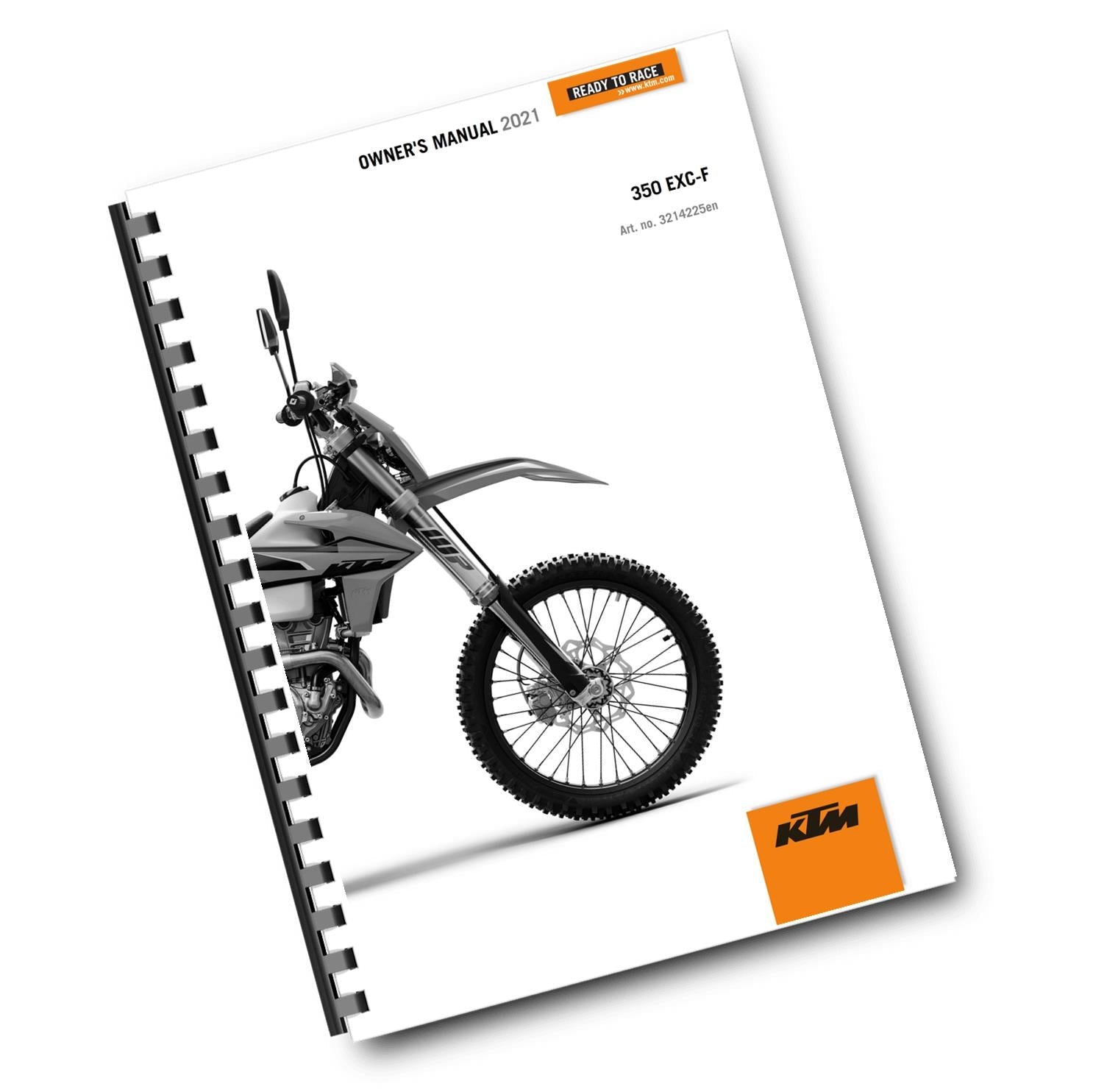 KTM 2021 - 350 EXC-F  - OWNERS MANUAL USER GUIDE