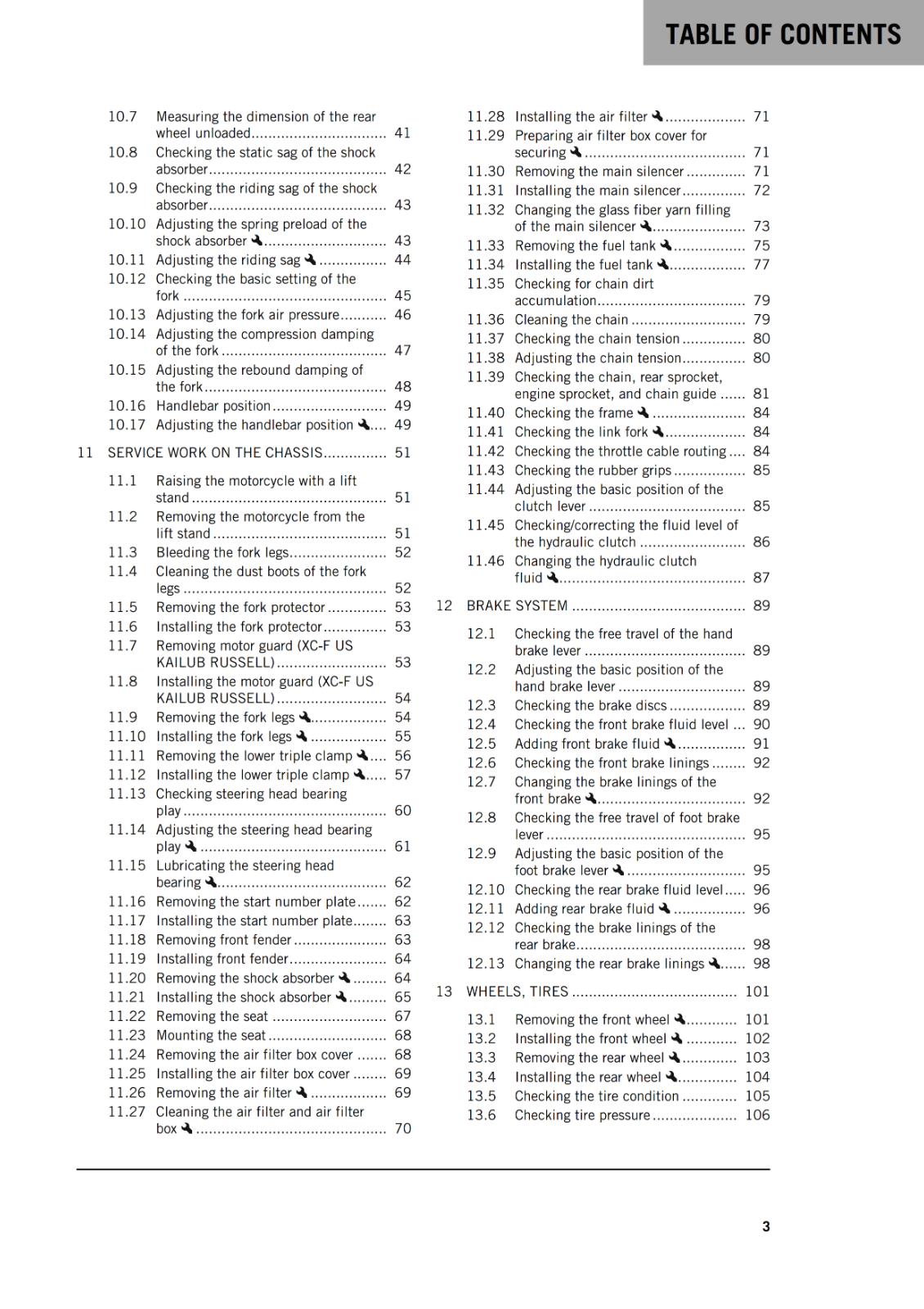 KTM 2021 - 350 SX-F XC-F KAILUB RUSSELL  - OWNERS MANUAL USER GUIDE