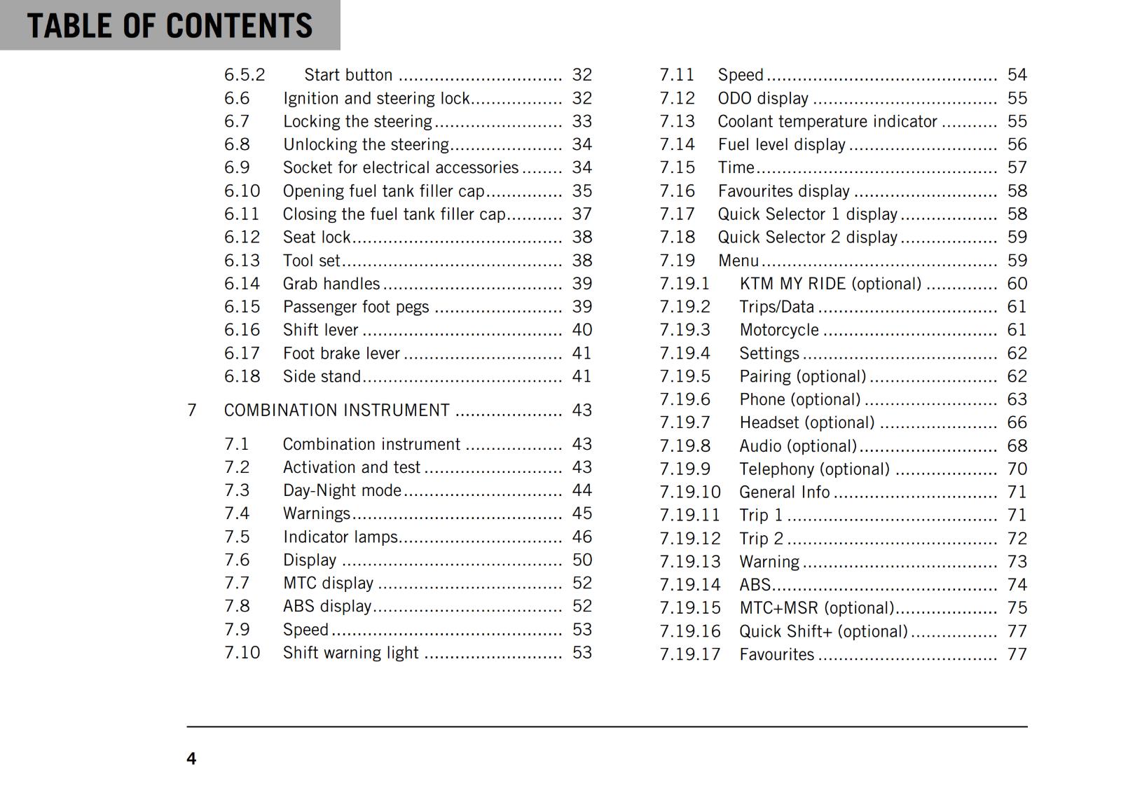 KTM 2021 - 390 ADVENTURE EU EDITION  - OWNERS MANUAL USER GUIDE