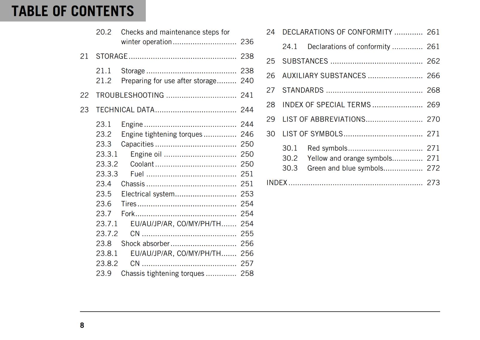 KTM 2021 - 390 ADVENTURE EU EDITION  - OWNERS MANUAL USER GUIDE