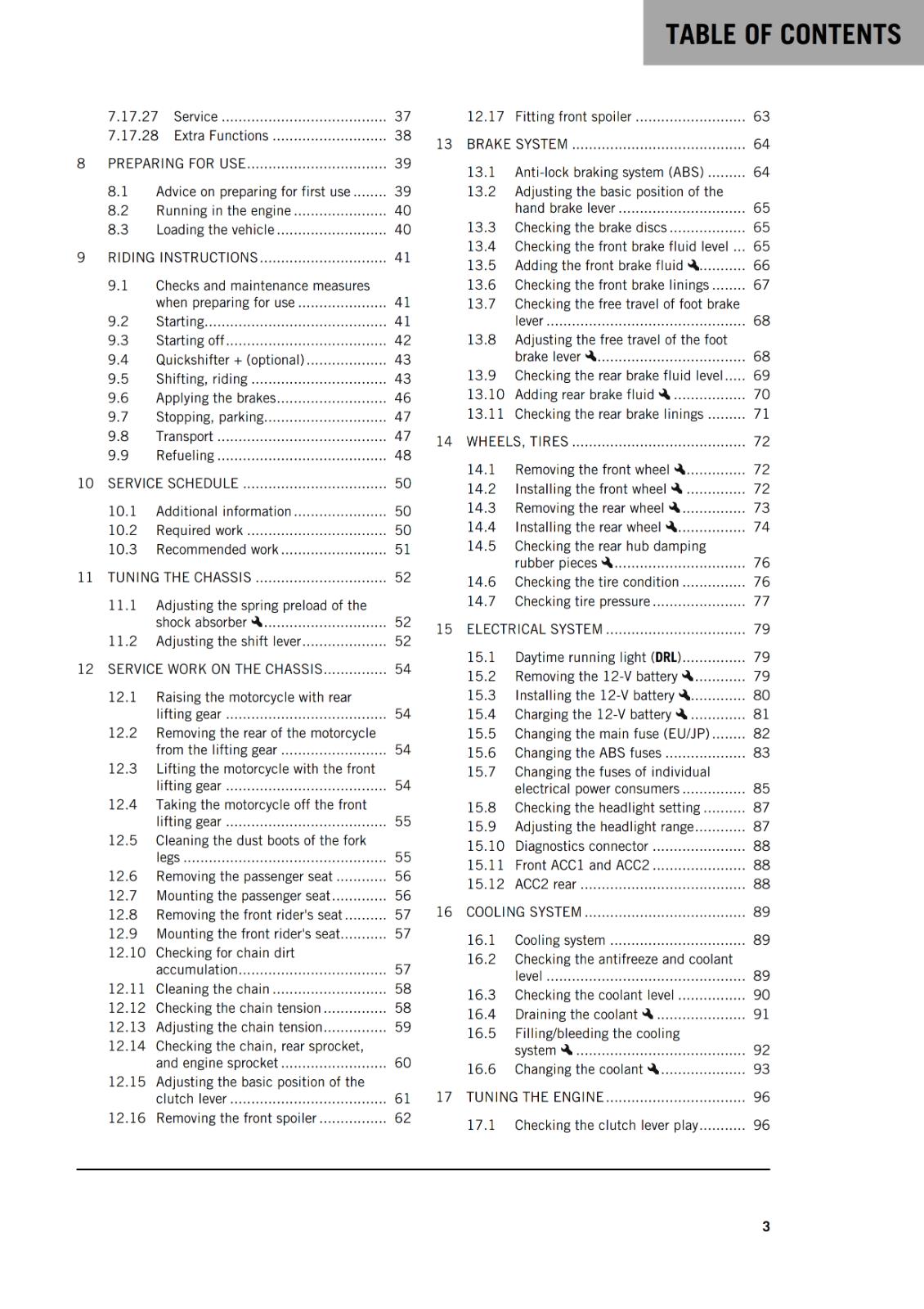 KTM 2021 - 390 DUKE EU EDITION  - OWNERS MANUAL USER GUIDE