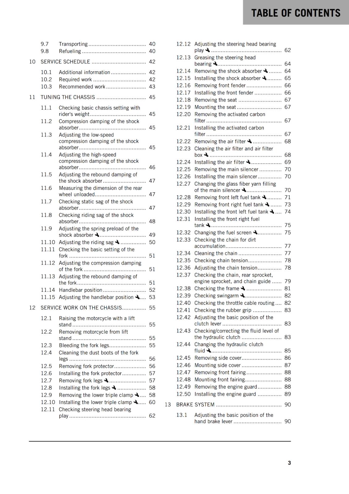 KTM 2021 - 450 RALLY FACTORY REPLICA - OWNERS MANUAL  WIRING DIAGRAMS