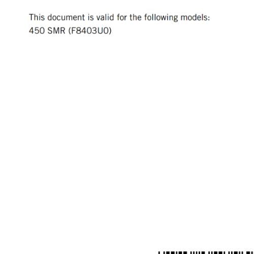 KTM 2021 - 450 SMR - OWNERS MANUAL USER GUIDE