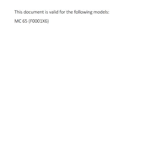 GASGAS 2024 OWNERS MANUAL - MC 65