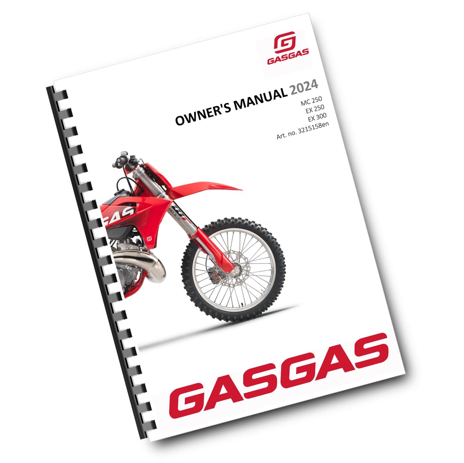 GASGAS 2024 OWNERS MANUAL - MC EX 250 300