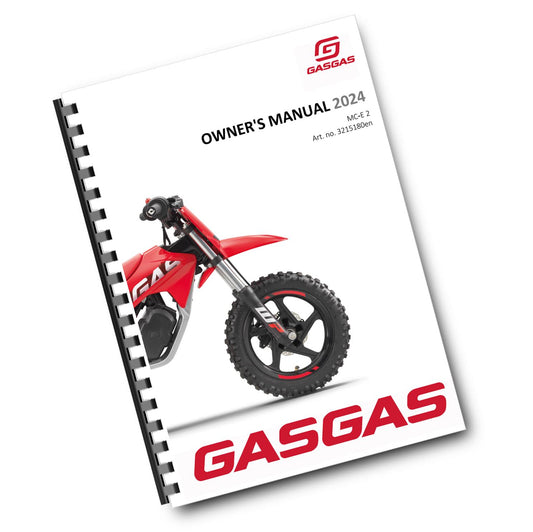 GASGAS 2024 OWNERS MANUAL - MC-E 2