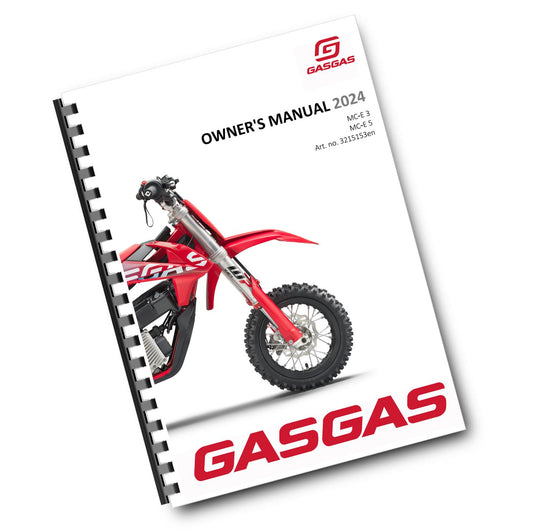 GASGAS 2024 OWNERS MANUAL - MC-E 3 5