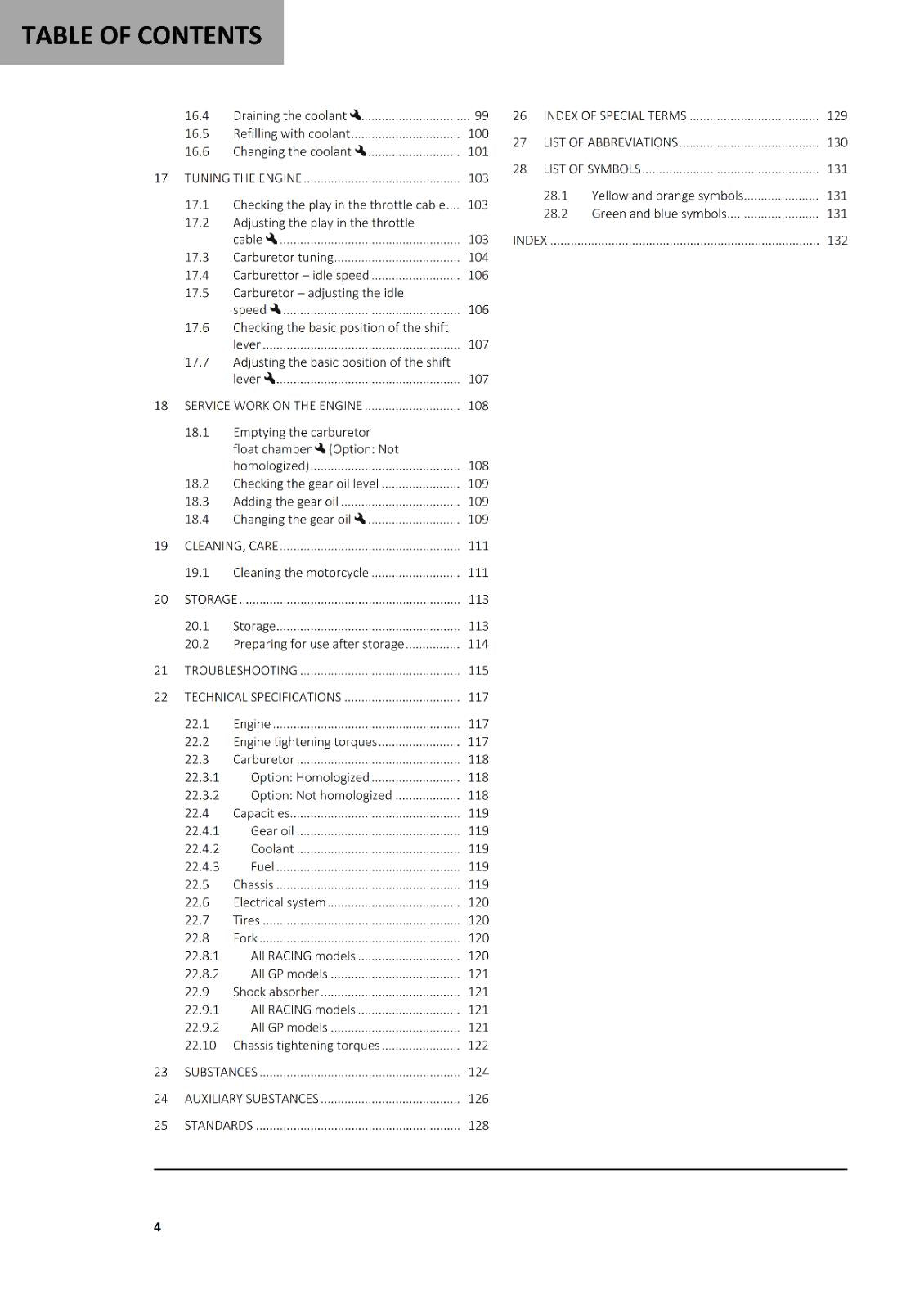 GASGAS 2024 OWNERS MANUAL - TXT RACING GP 125 250 280 300
