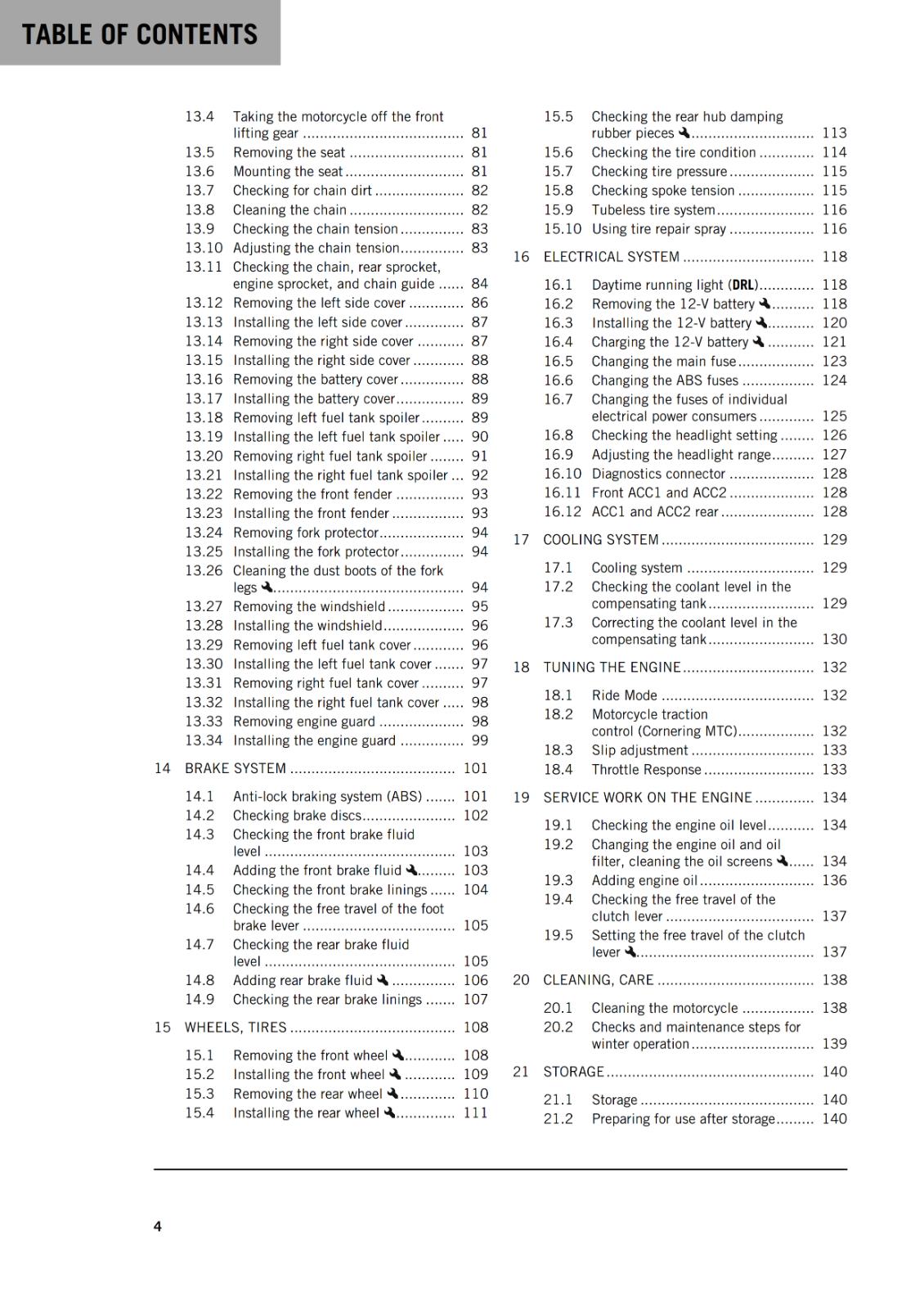 KTM 2021 - 790 ADVENTURE R - OWNERS MANUAL USER GUIDE