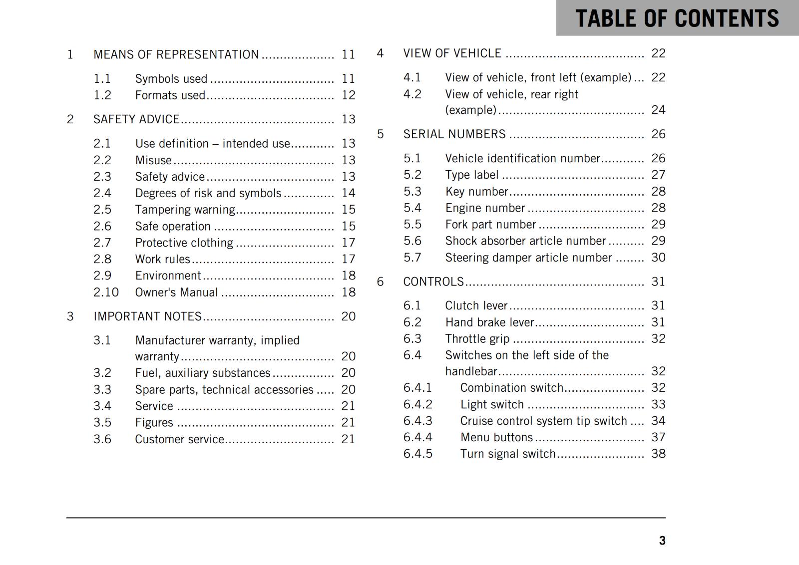KTM 2021 - 890 ADVENTURE  & L - OWNERS MANUAL USER GUIDE