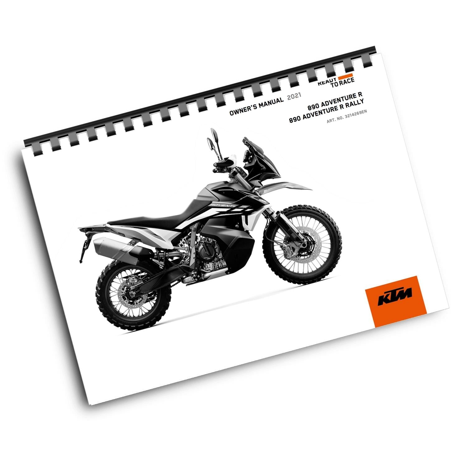 KTM 2021 - 890 ADVENTURE R RALLY - EU EDITION - OWNERS MANUAL USER GUIDE