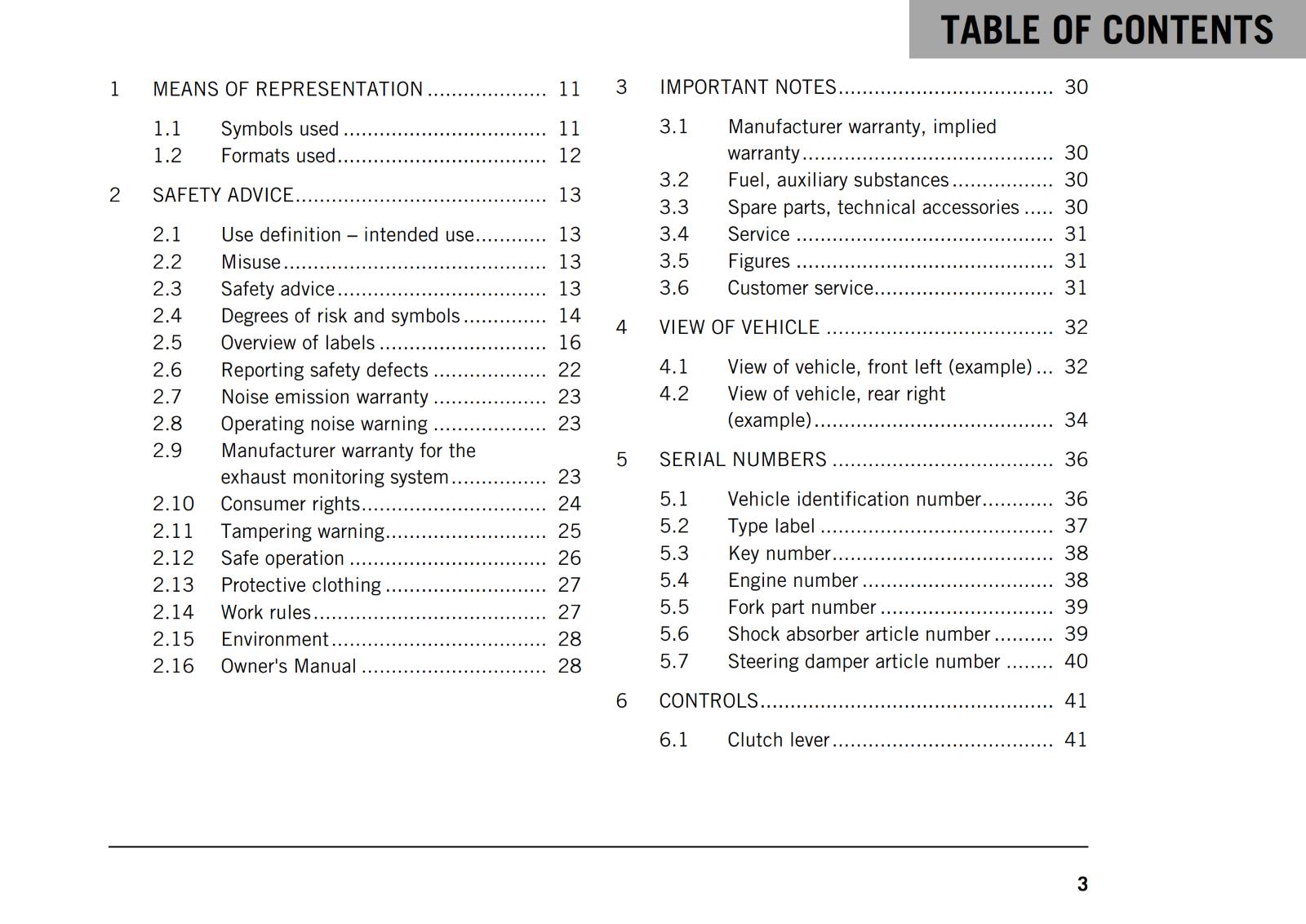KTM 2021 - 890 ADVENTURE R RALLY - US EDITION - OWNERS MANUAL USER GUIDE