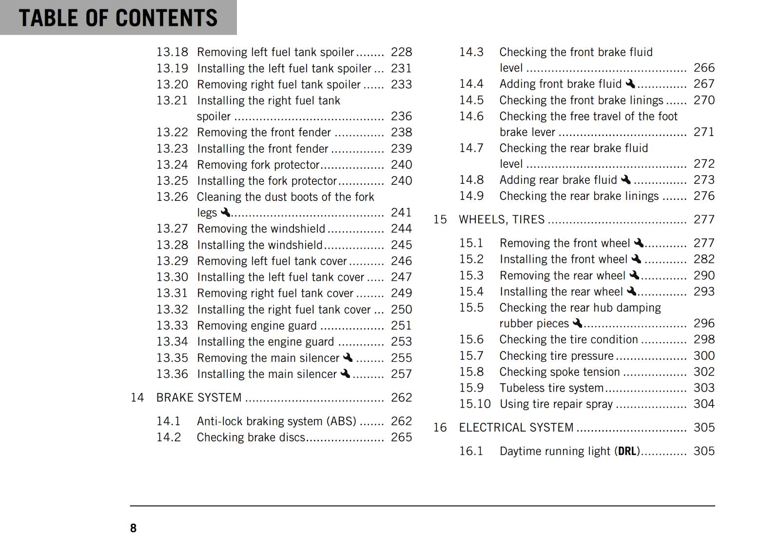 KTM 2021 - 890 ADVENTURE R RALLY - US EDITION - OWNERS MANUAL USER GUIDE
