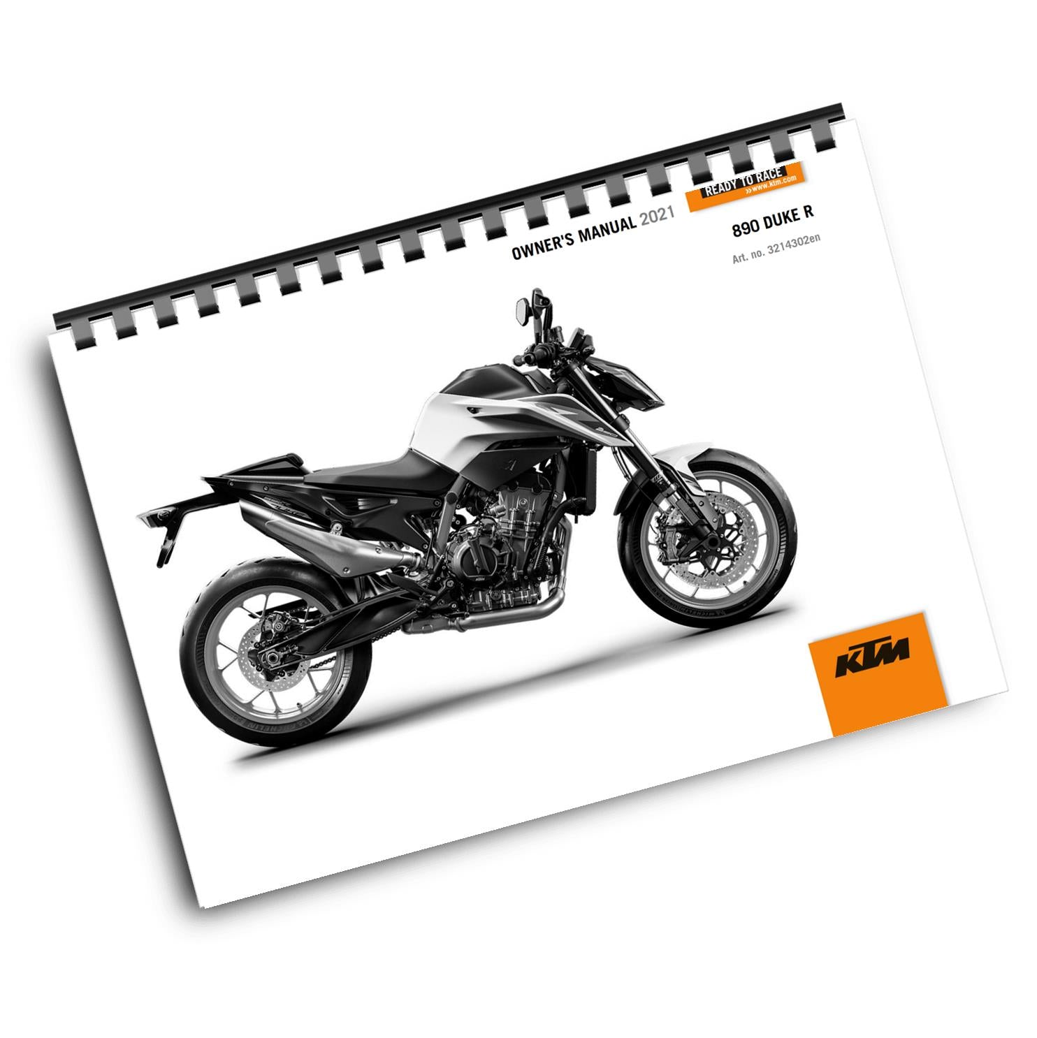 KTM 2021 - 890 DUKE R - EU EDITION - OWNERS MANUAL USER GUIDE