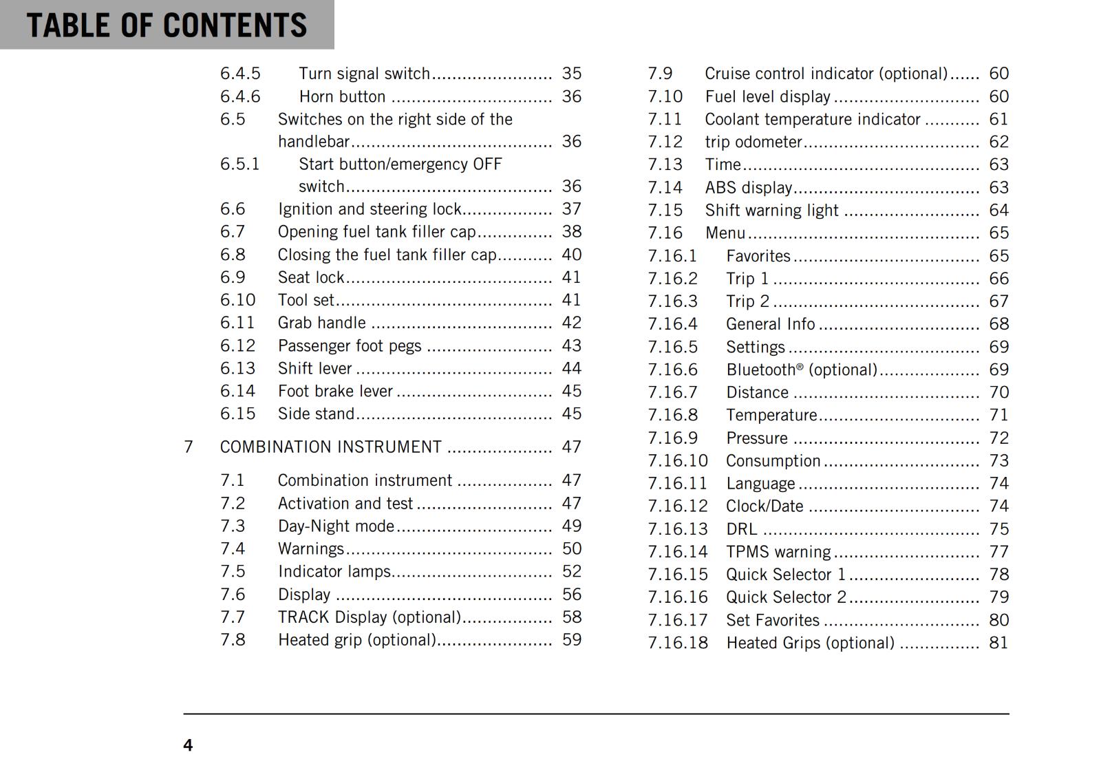 KTM 2021 - 890 DUKE R - EU EDITION - OWNERS MANUAL USER GUIDE