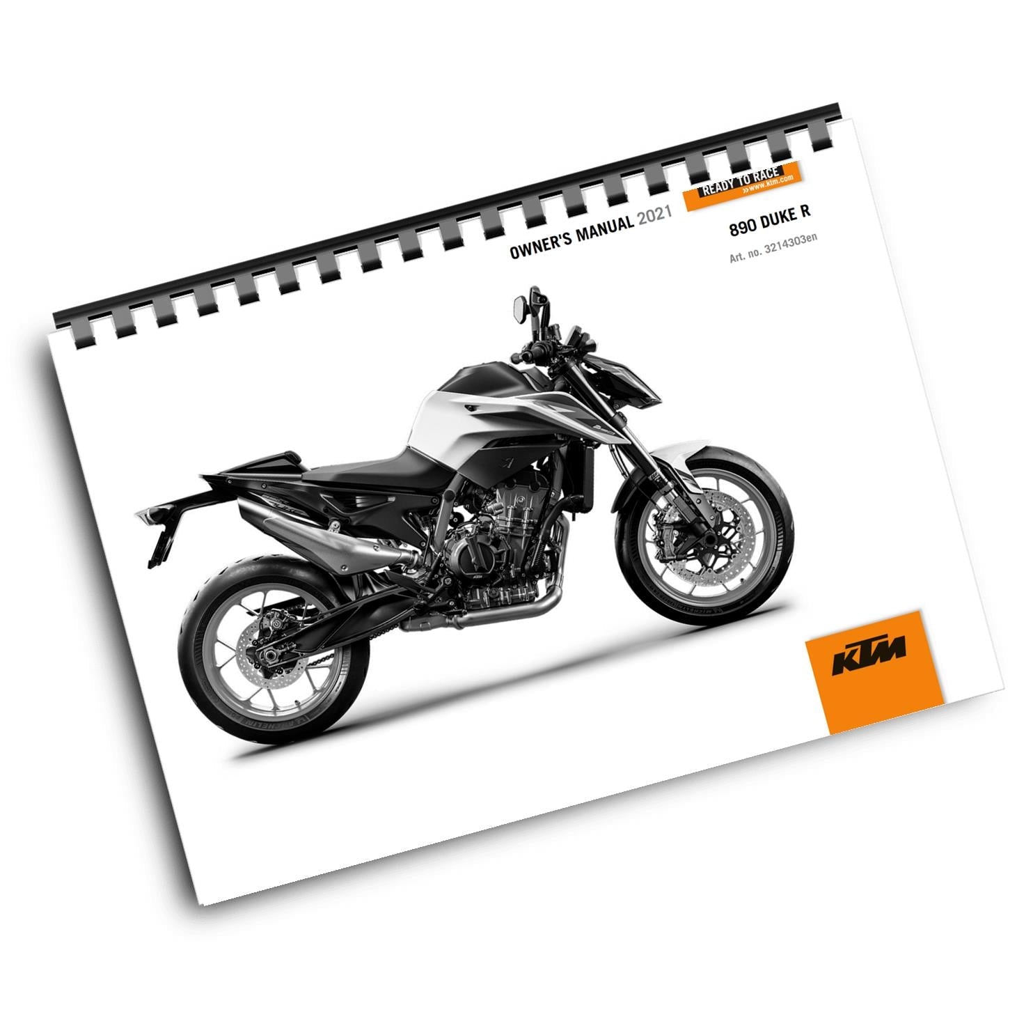 KTM 2021 - 890 DUKE R - US EDITION - OWNERS MANUAL USER GUIDE