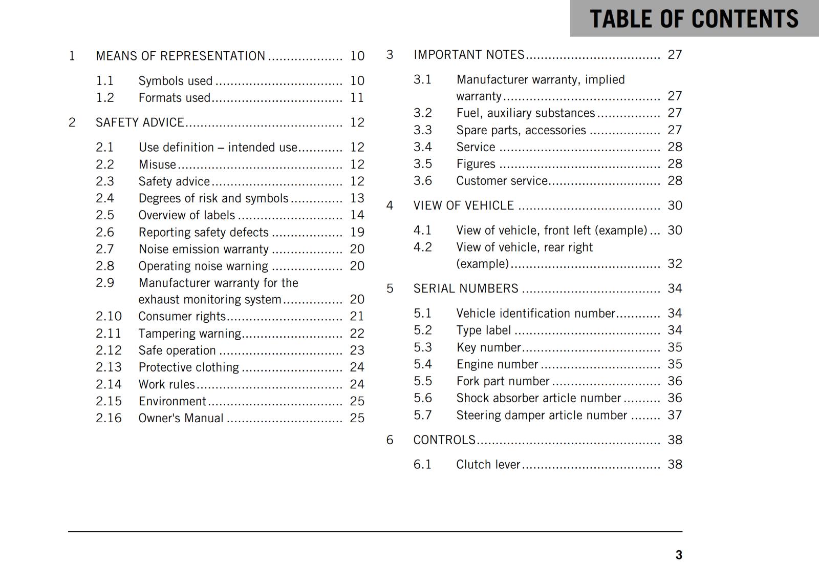 KTM 2021 - 890 DUKE R - US EDITION - OWNERS MANUAL USER GUIDE