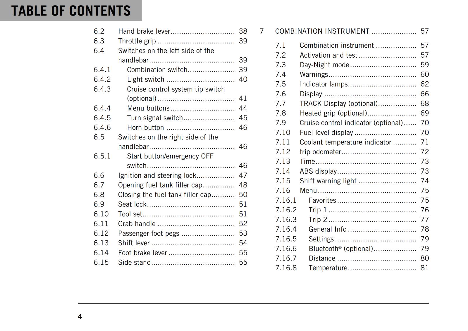 KTM 2021 - 890 DUKE R - US EDITION - OWNERS MANUAL USER GUIDE