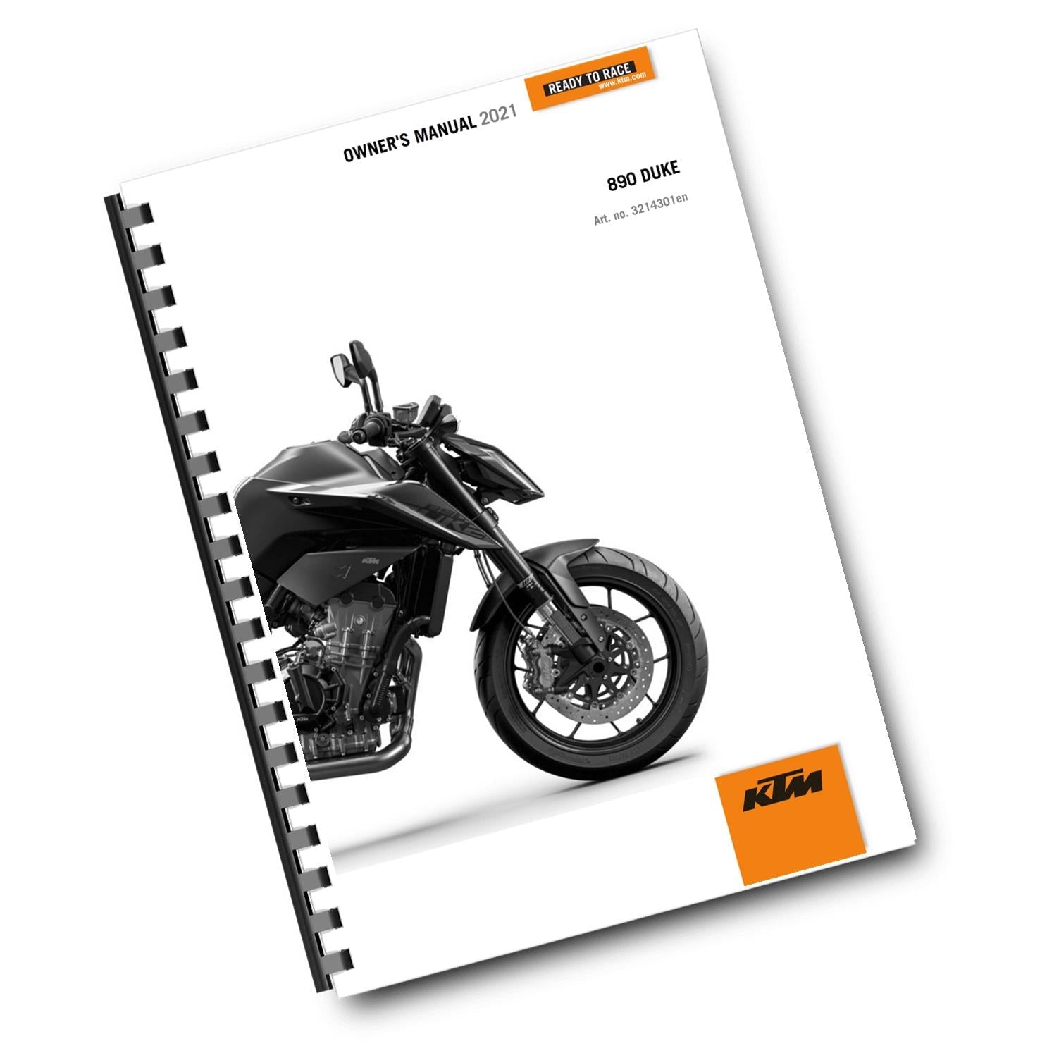 KTM 2021 - 890 DUKE - US EDITION - OWNERS MANUAL USER GUIDE