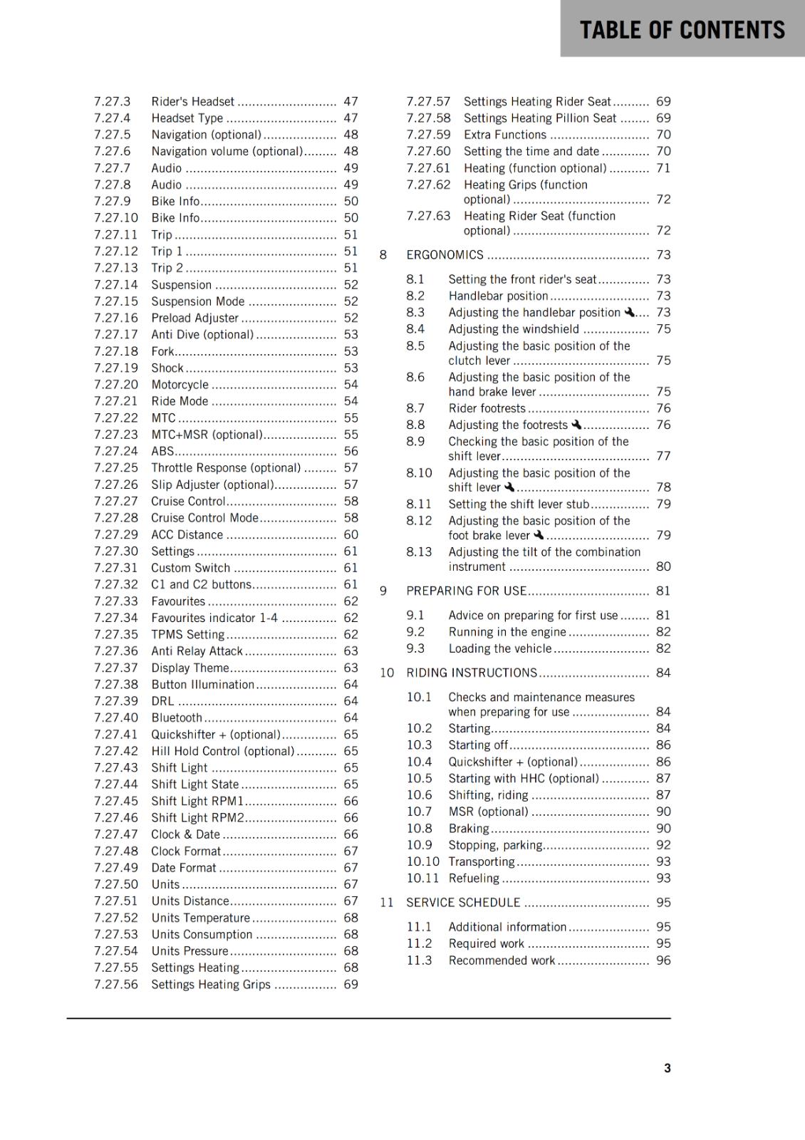 KTM 2021 - 1290 SUPER ADVENTURE S - OWNERS MANUAL USER GUIDE