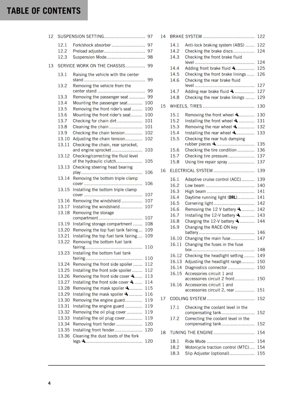 KTM 2021 - 1290 SUPER ADVENTURE S - OWNERS MANUAL USER GUIDE