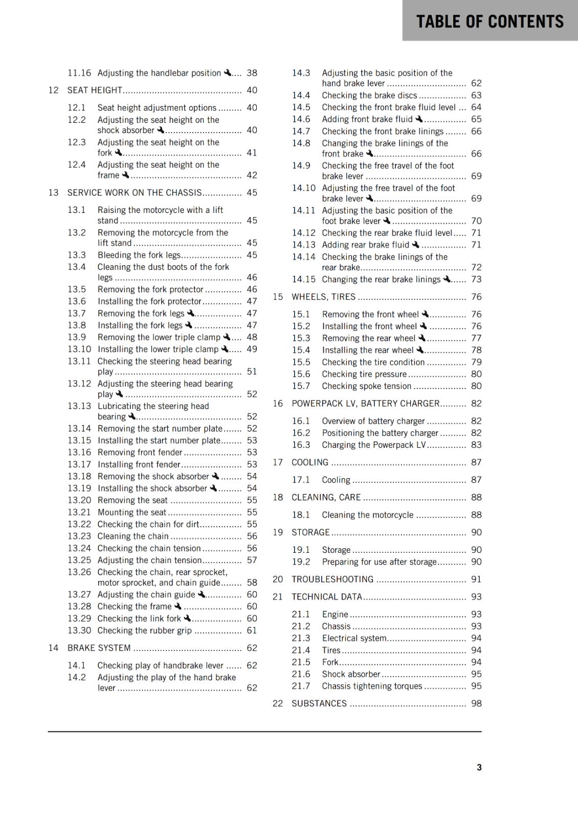 KTM 2021 - SX-E 5 - OWNERS MANUAL USER GUIDE
