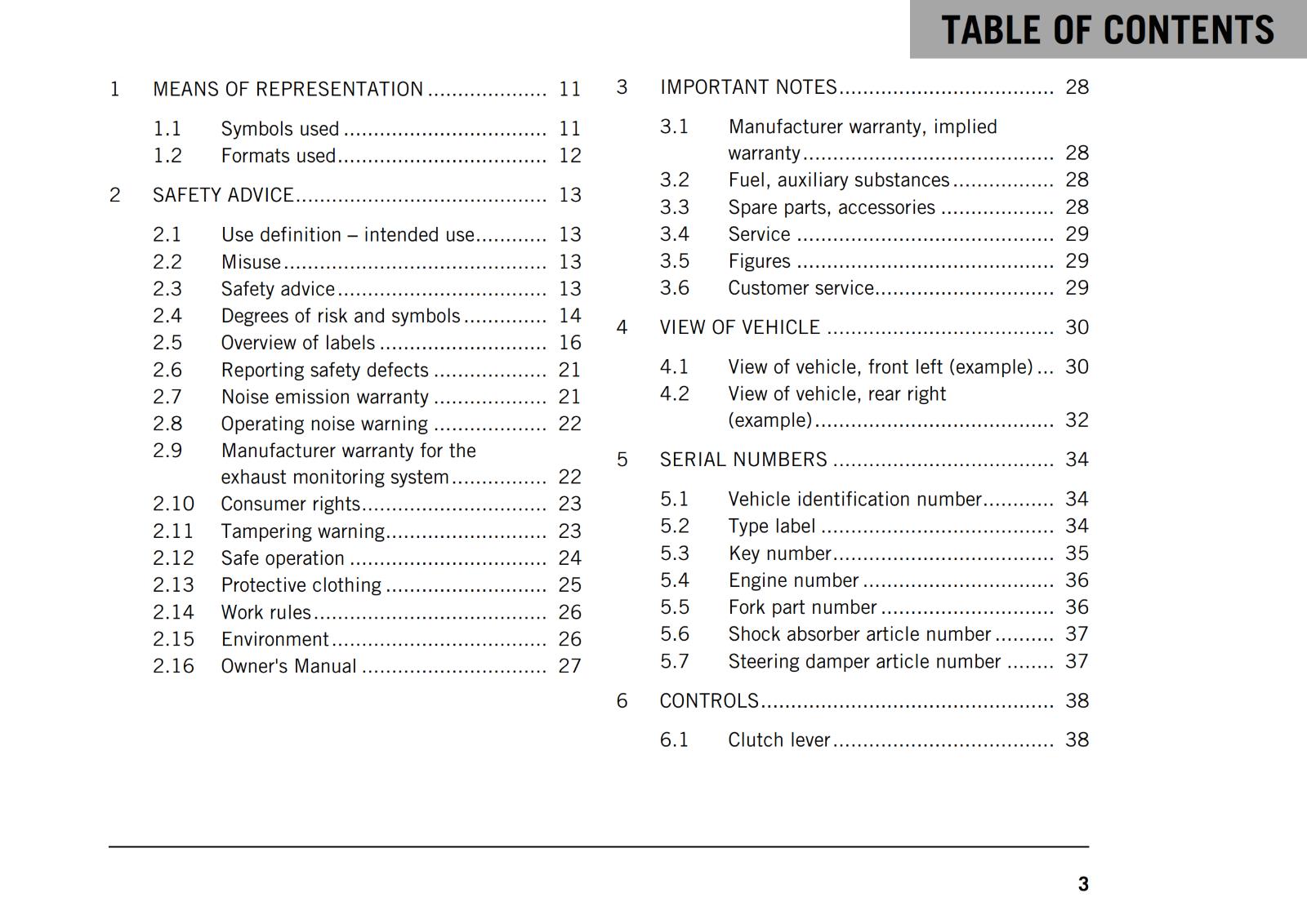 KTM 2021 - 1290 SUPER DUKE R - OWNERS MANUAL USER GUIDE