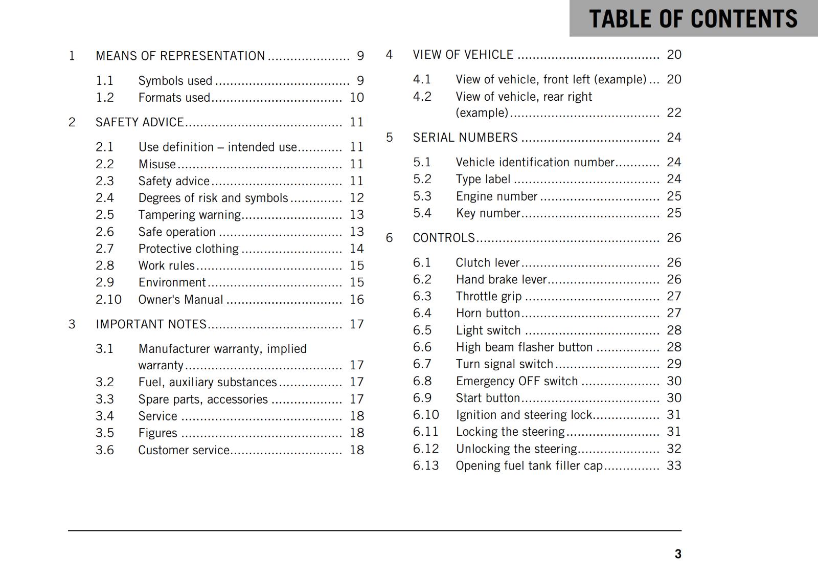 KTM 2021 - RC 390 - OWNERS MANUAL USER GUIDE