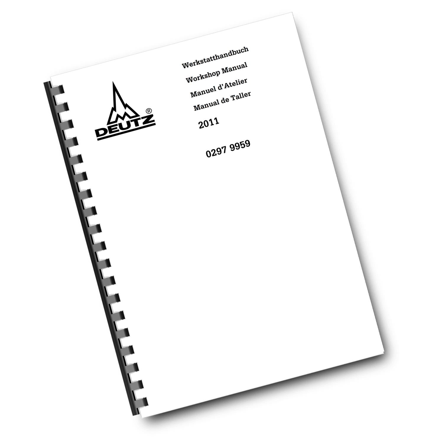 JCB Engines Deutz 2011 (0297 9959) Workshop Service Repair Manual