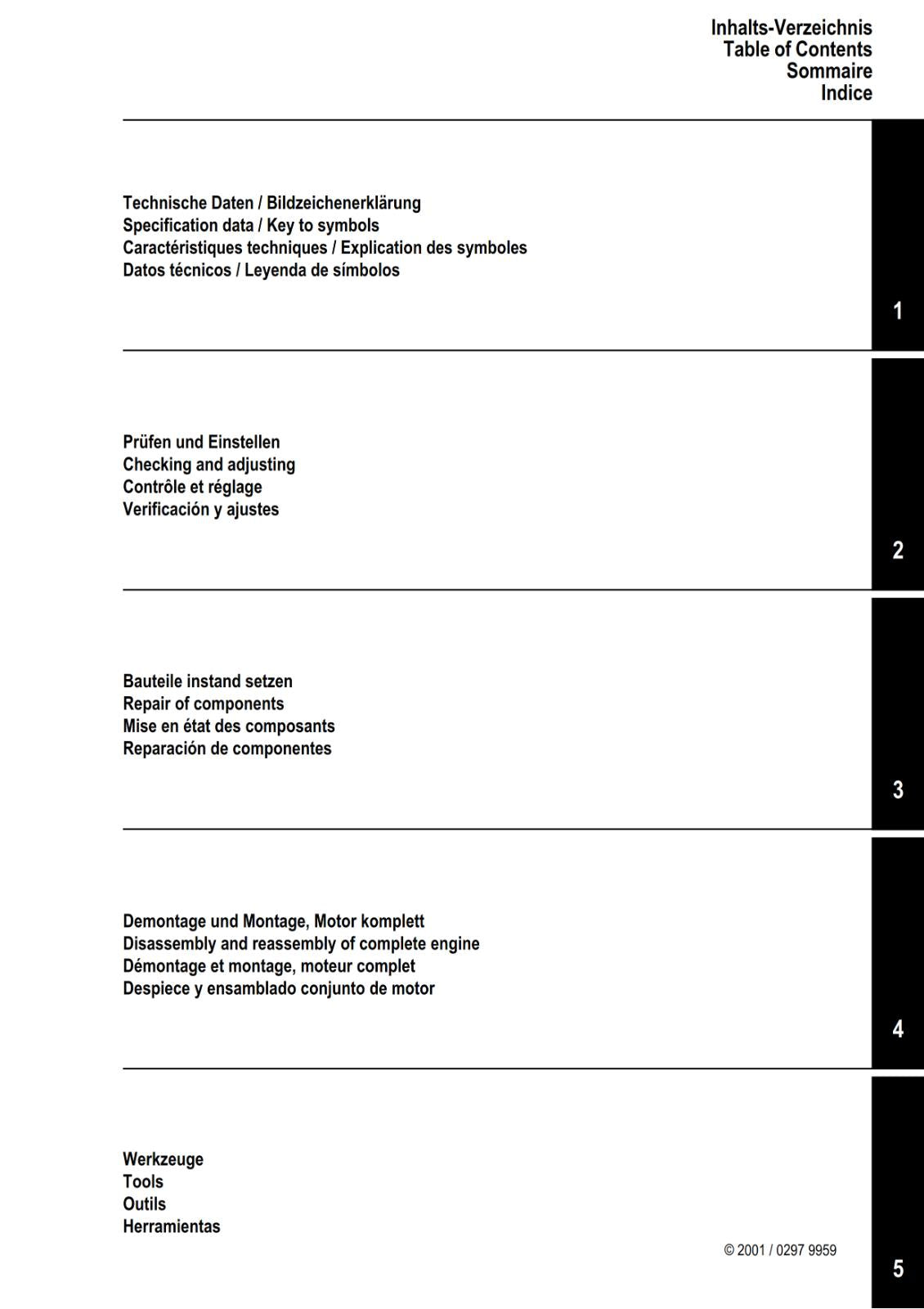 JCB Engines Deutz 2011 (0297 9959) Workshop Service Repair Manual