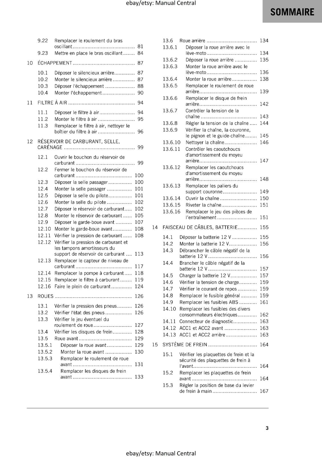 FRENCH LANGUAGE - KTM 2023 - 890 DUKE R - MANUEL DE REPARATION