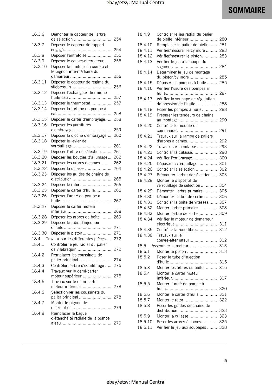 FRENCH LANGUAGE - KTM 2023 - 890 DUKE R - MANUEL DE REPARATION