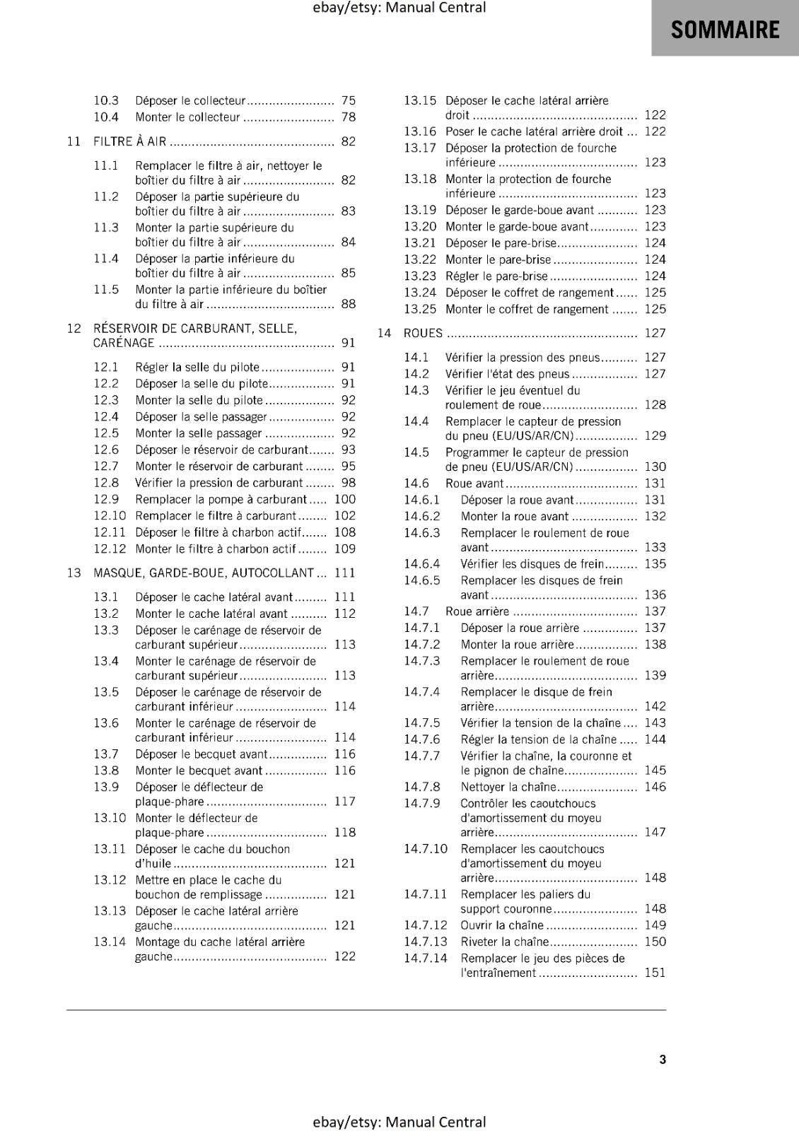 FRENCH LANGUAGE - KTM 2023 - 1290 SUPER ADVENTURE S - MANUEL DE REPARATION