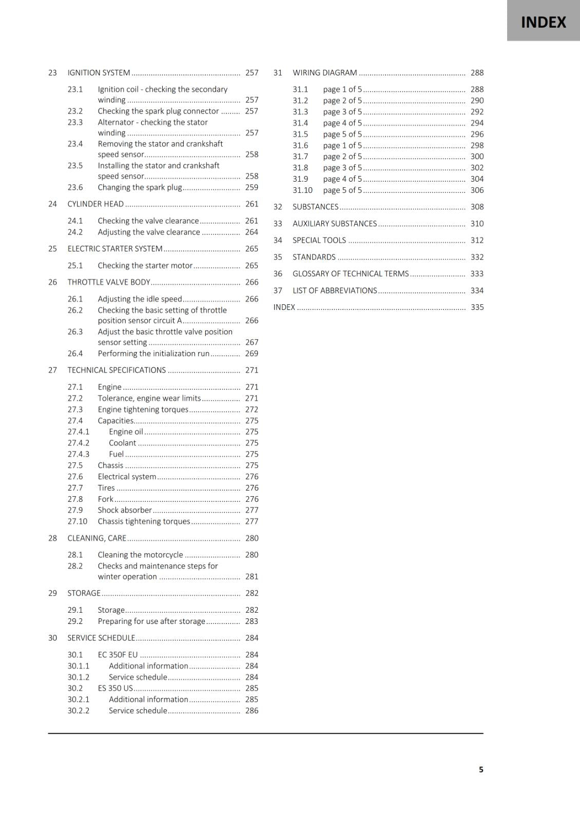 GASGAS 2024 - EC 350F ES 350-  WORKSHOP REPAIR MANUAL