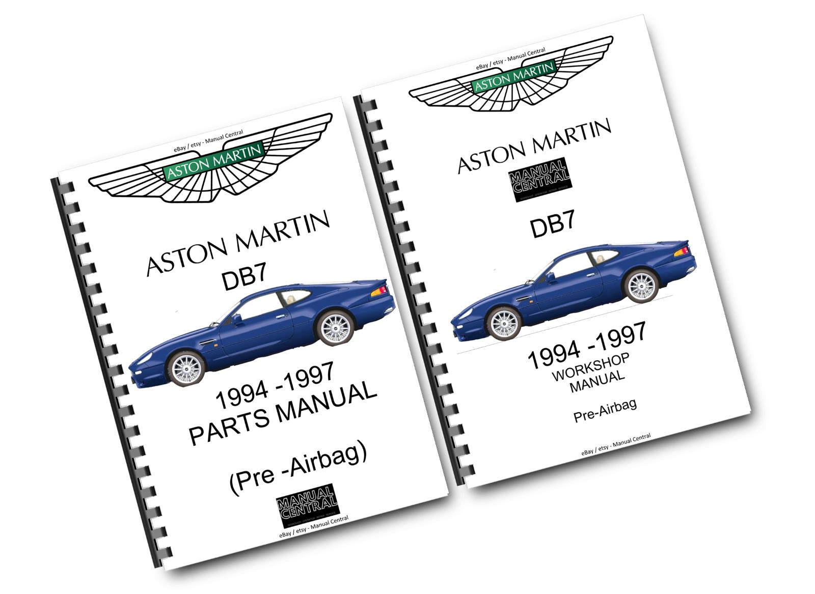 ASTON MARTIN DB7 94-97 (PRE AIRBAG) - WORKSHOP & PARTS MANUAL