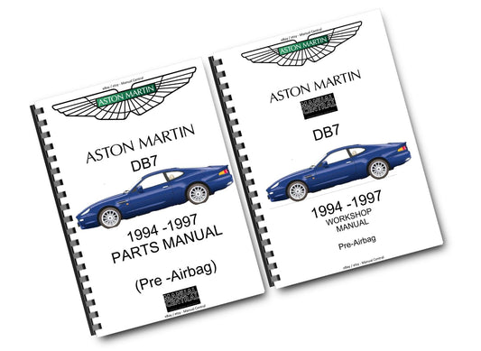 ASTON MARTIN DB7 94-97 (PRE AIRBAG) - WORKSHOP & PARTS MANUAL