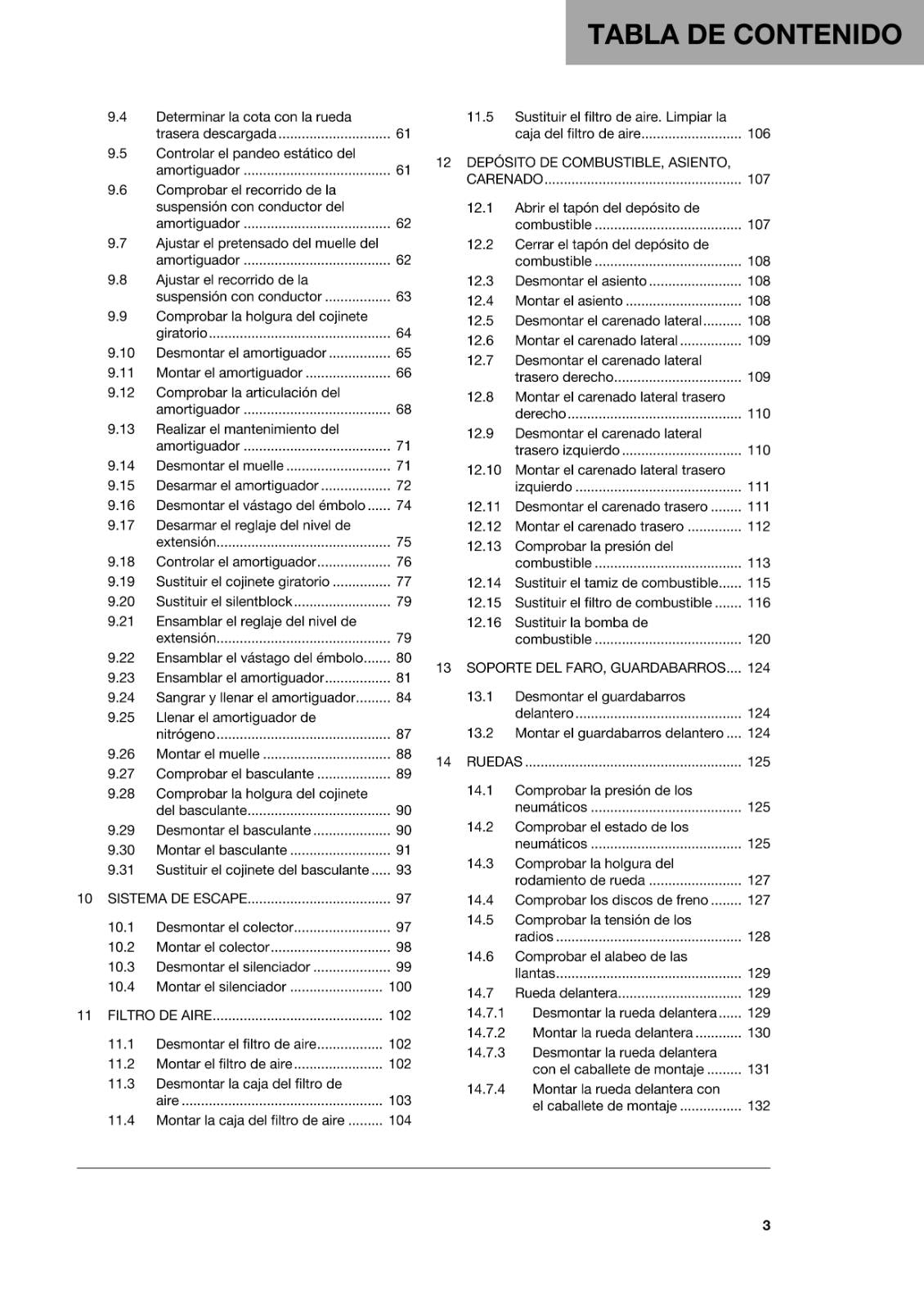 SPANISH LANGUAGE - HUSQVARNA 2022 - 701 ENDURO EU -  MANUAL DE REPARACION