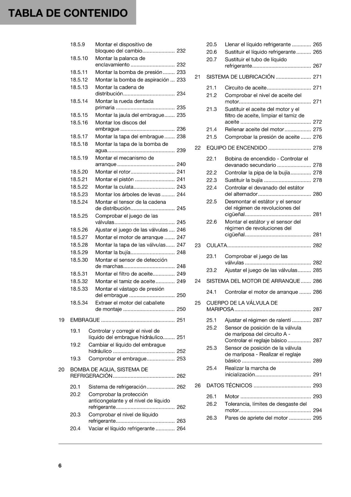 SPANISH LANGUAGE - HUSQVARNA 2022 - FE 250 -  MANUAL DE REPARACION